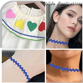 Amazon.com: GORGECRAFT 24 Yards 4 Styles RIC Rac Ribbon 1/4